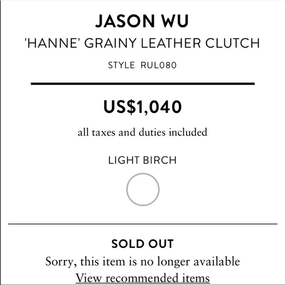 Jason Wu Clutch Bag - Picture 10 of 11